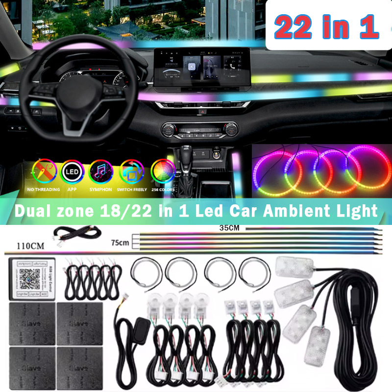 Led El Wire - 18/22 في 1 أكريليك Led سيارة