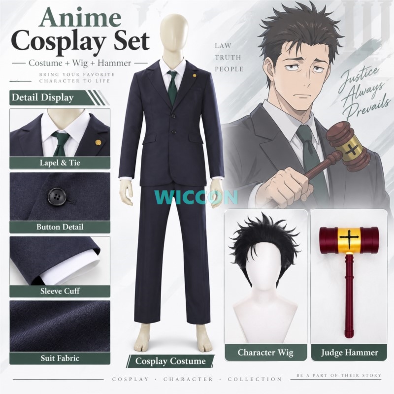 Cosplay Prop Business - بدلة كوسبلاي هايرومي هيجوروما، زي تنكري،