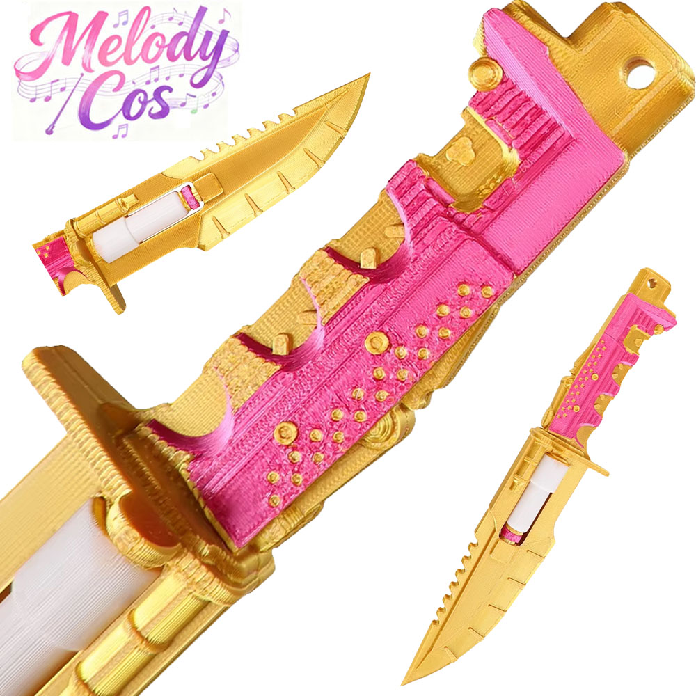 Cosplay Prop Knife - لعبة خيالية، سكين من سبائك البلاستيك،