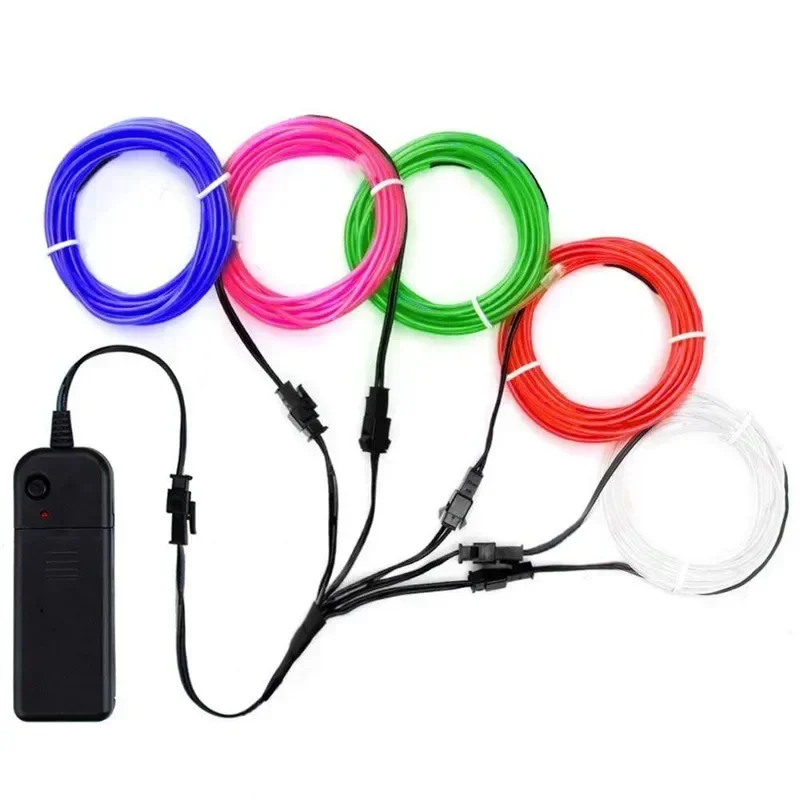 Led El Wire - 1 متر/3 متر/5 متر مرنة ضوء