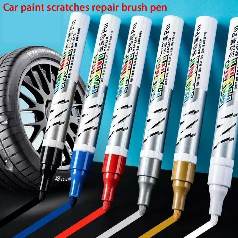 Metallic Spray Paint - قلم فرشاة لإصلاح خدوش طلاء السيارة،