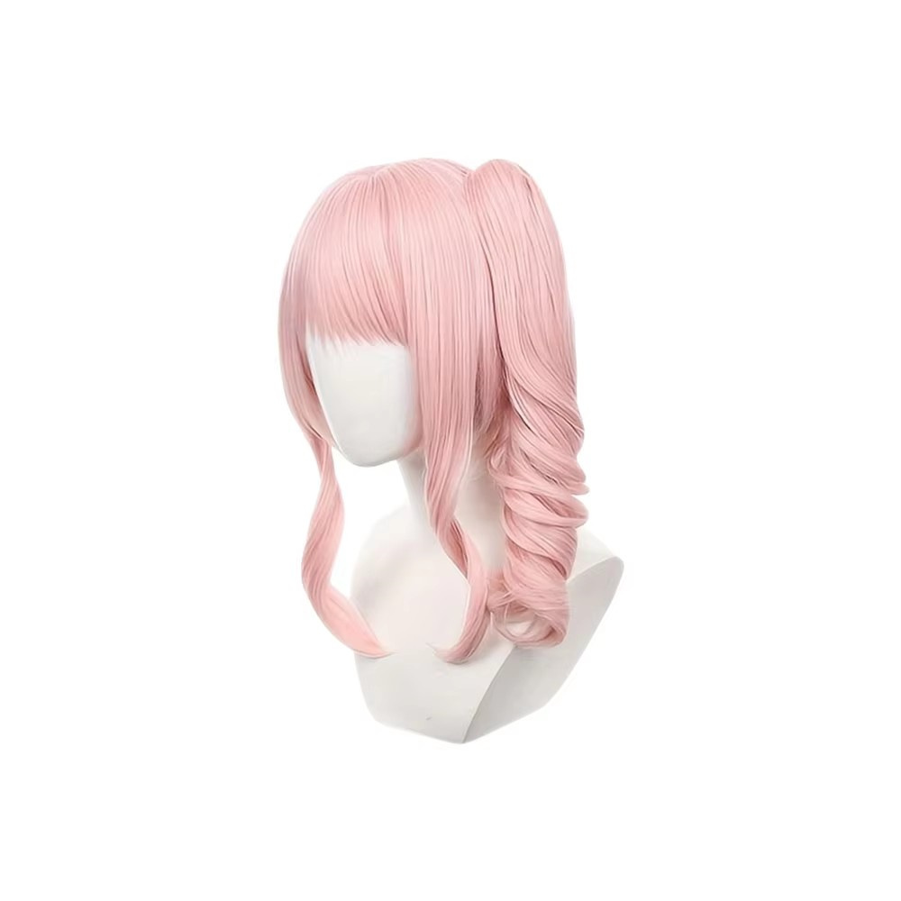 شعر مستعار قصير مستقيم وردي ال - مراجعة Frieren Cosplay Prop وسعره