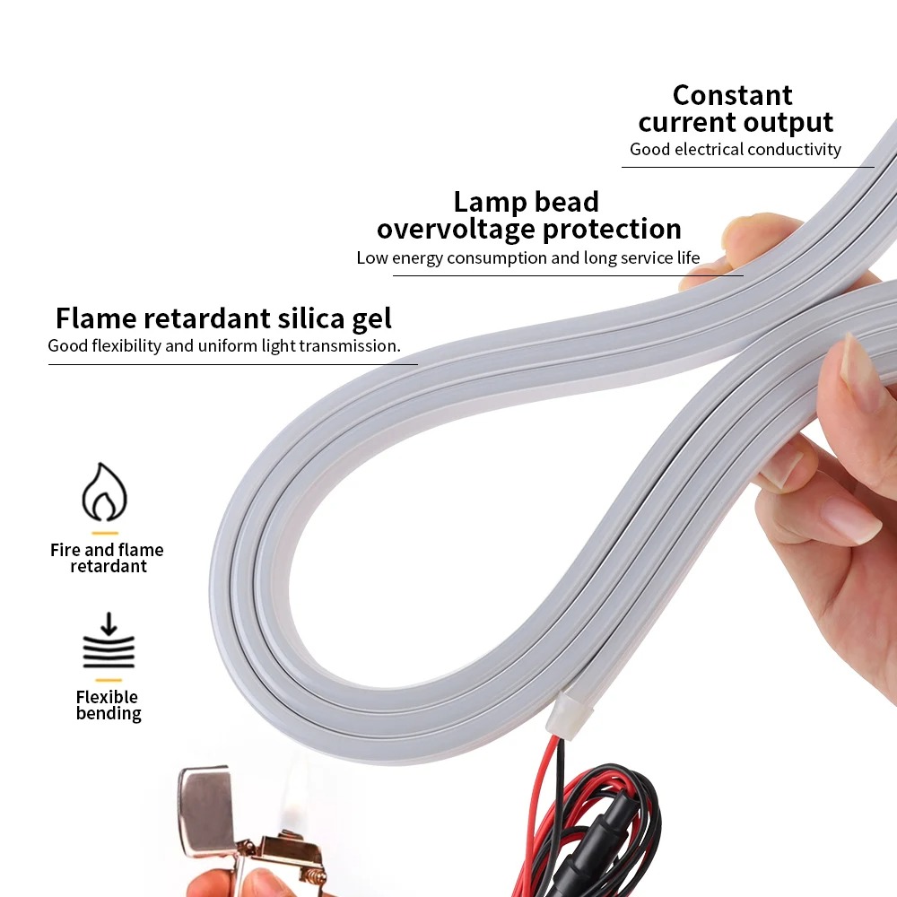 سيارة عالية السطوع جذع الإضاءة - مراجعة Led El Wire وسعره