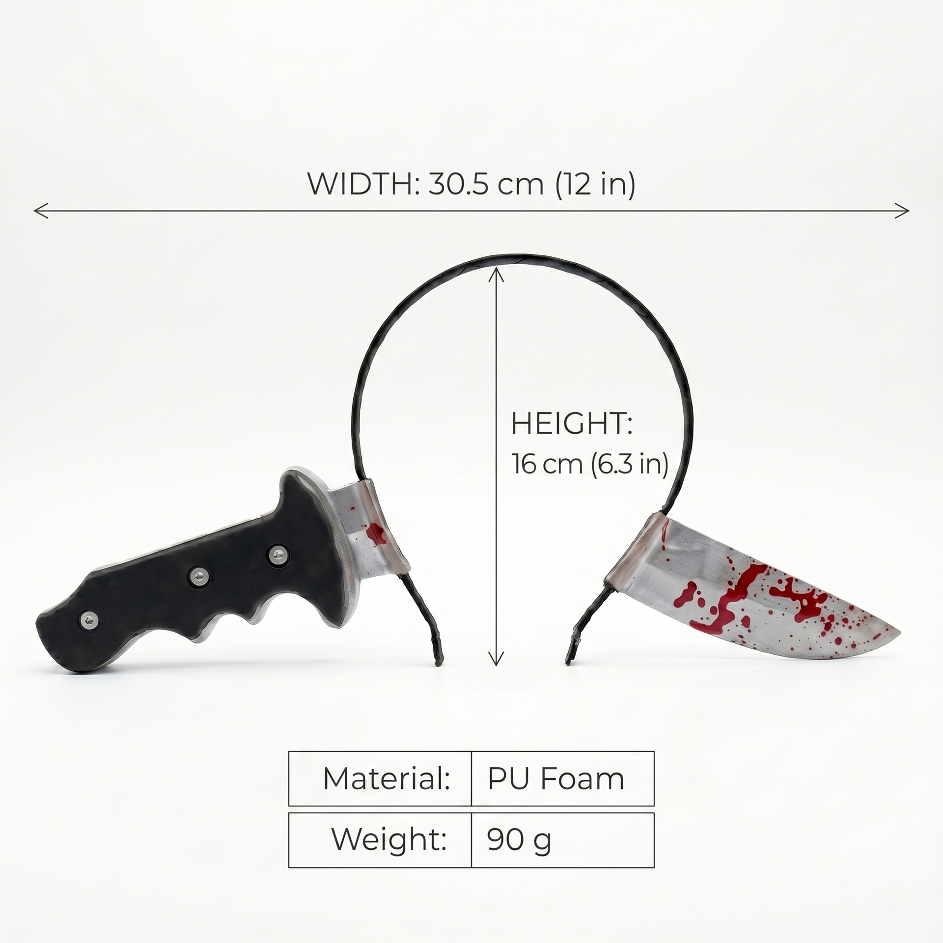 عصابة رأس على شكل سكين مزيف لع - مراجعة Cosplay Prop Knife وسعره