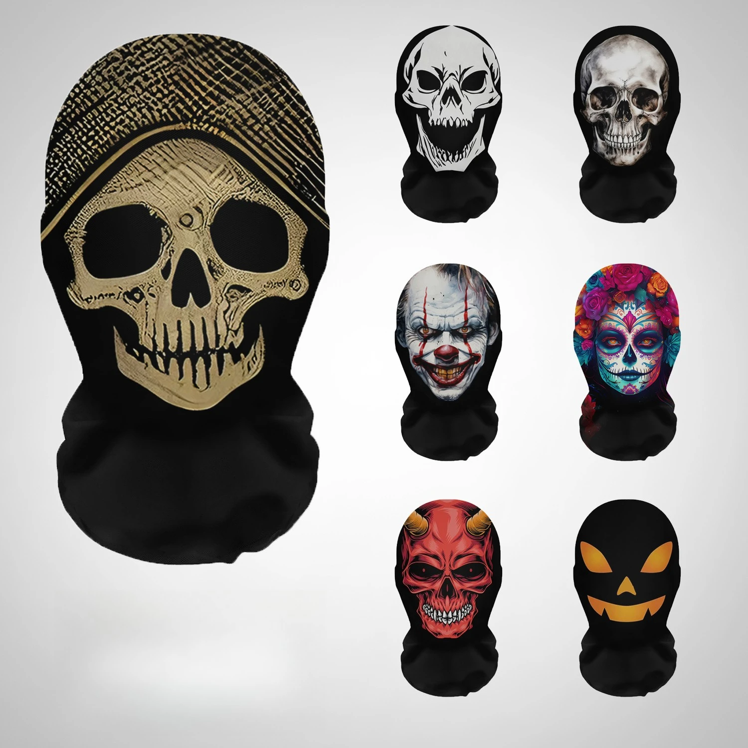 أقنعة الهالوين الإرهابية ثلاثي - مراجعة Free Cosplay Prop Patterns وسعره