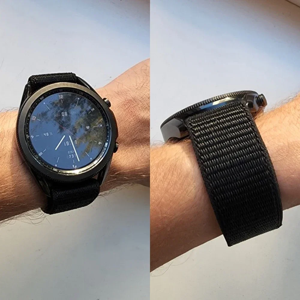 حزام QuickFit 22/26 مم لساعات  - مراجعة Velcro Hook Loop وسعره