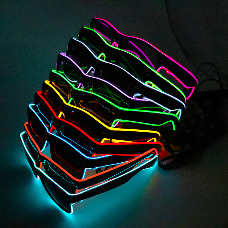 1 قطعة وامض EL سلك Led نظارات  - مراجعة Led El Wire وسعره